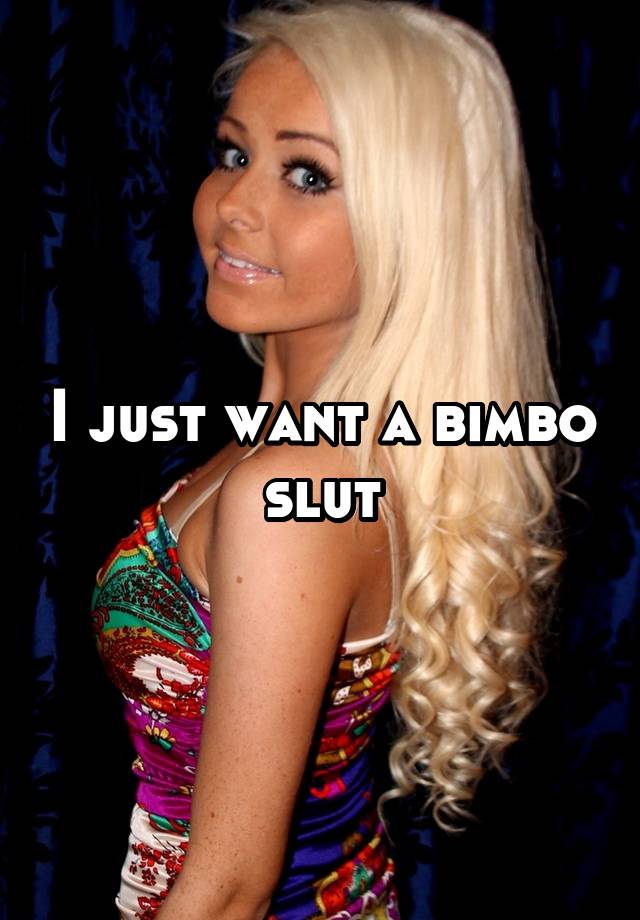 Bimbo Slut
